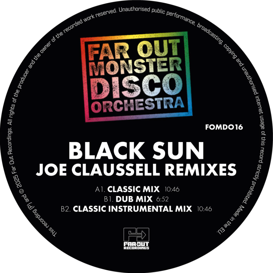 Far Out Monster Disco Orchestra - Black Sun (J.Claussell Remixes)